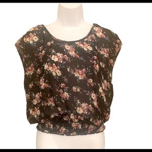 Wet Seal Girl’s Floral Blouse Size L